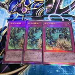 遊戯王 命王の螺旋 3枚 レリーフ