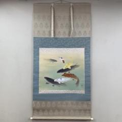 美品 掛け軸 稲葉桑文作 柿図 共箱 太巻き付き 秋掛け 花鳥 Amazon | 真作稲葉桑文/紅梅に雀図/雪梅小禽図/掛軸宝船AA-308