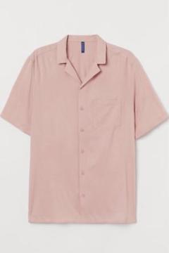 H&M オープンカラーシャツ