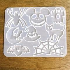 ハロウィン風 シリコンモールド ミッキー UVレジン エポキシ樹脂 型