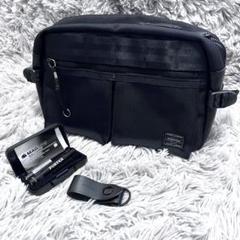 極美品 訳あり PORTER ヒート ボディバッグ ブラック 愛煙家おすすめ 極美品 訳あり PORTER ヒート ボディバッグ ブラック 愛煙家