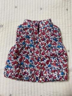 花柄ダウンベスト 95 ベビー キッズ