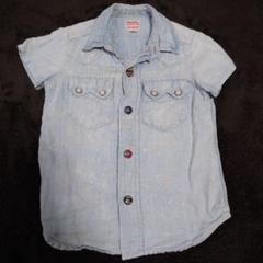 DENIM & DUNGAREE 半袖デニムシャツ 100