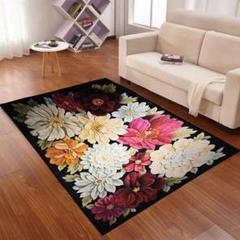 上品★200x300cm★長方形ラグ 洗えるラグ 滑り止め付 カーペット