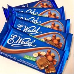 E.Wedel ウェデル ミルクチョコレート ヘーゼルナッツ 5枚