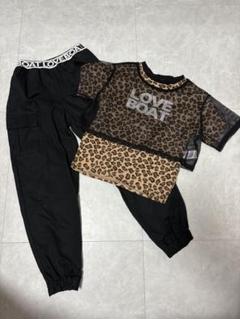 LOVE BOAT レオパード柄 コーデセット 140cm