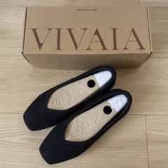 VIVAIA【箱あり】 ブラックフラットシューズ 35,5 - メルカリ