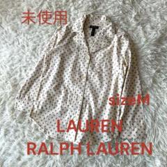 未使用級 24SS ラルフローレン フリル 花柄 シアー ペイズリー ブラウス 未使用級 24SS ラルフローレン フリル 花柄 シアー ペイズリー