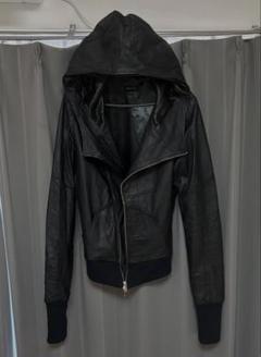 レザー ジップ パーカー ジャケット 本革 Rick Owens LGB
