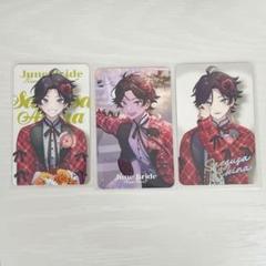 ジュンブラ ジューンブライド 缶バッジ フォト風カード チェキ 三枝明那 明那 にじさんじ ジューンブライド フォト風カード 缶バッジ 三枝明那
