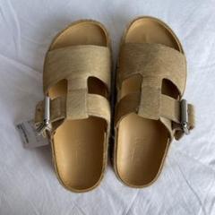 別注JVAM T BAR SLIDERS サンダル ベージュ - メルカリ