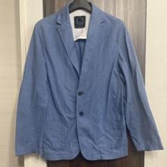 T JACKET 青色 テーラードジャケット 2つボタン