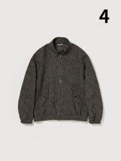 ALPACA WOOL SILK TWEED ZIP BLOUSON 4 - メルカリ