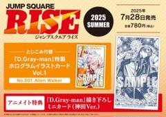 2点セット⭐️ 特典カード ジャンプSQ rise D.Gray-man