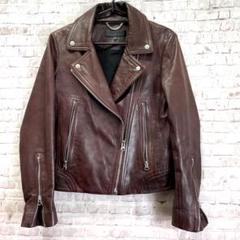 美品◎rag&bone （ラグアンドボーン）ロングライダースえり本革