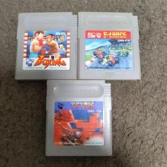 ゲームボーイソフト 3本セット ボクシング F1レース テトリス まとめ売り