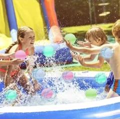 割れない風船　水風船　シリコン　セット　水遊び　幼児　キッズ　キャンプ　イベント
