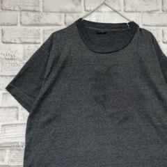 USA製90sヴィンテージTシャツ！シングルステッチ　グレー半袖古着　L716