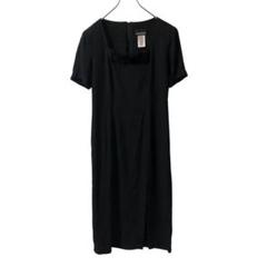 W-299【美品】JOHN ROBERTS USA製 フリル ワンピース 半袖