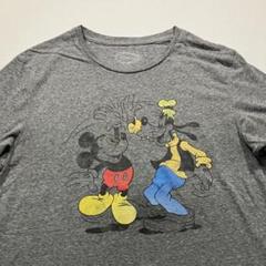 Mickey ミッキー　Tシャツ 良プリント 霜降りグレー
