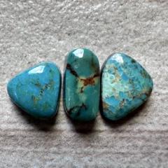 ターコイズ　アメリカンミニルース④　3piece ※値引き不可