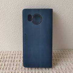 AQUOS Sense 7 plusケース 手帳型 スマホケース ネイビー