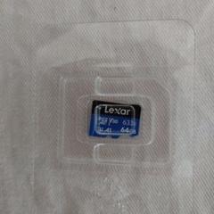 【新品未使用】Lexar マイクロSDカード64GB