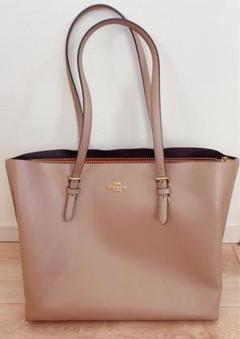 COACH コーチ モリートート ベージュ 保存袋付 A4 ビジネス レディース コーチCOACH モリートートバック ピンクベージュ A4サイズトート
