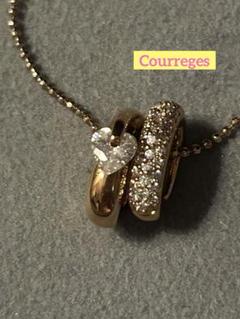 Courreges クレージュ リング クリスタル ネックレス