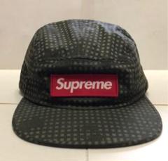 14ss supreme grid camo camp cap オリーブ