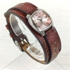 FOSSIL　レディース　革バンド　JR-8780 クオーツ稼働品