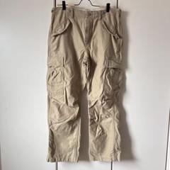 00s　OLD GAP　m65 W34 L30　カーゴパンツ ベージュ ミリタリ