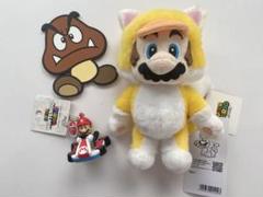 ネコマリオぬいぐるみ＆マリオカートキーホルダー＆クリボーコースターのサムネイル