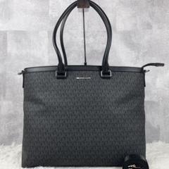 極美品 MICHEAL KORS PVC 2WAY ショルダーバッグ 総柄