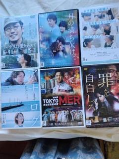 邦画の映画のＤＶＤ6本まとめ売り