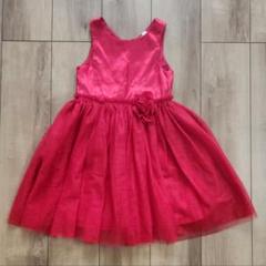 H&M 130 発表会 ドレス ワンピース レッド