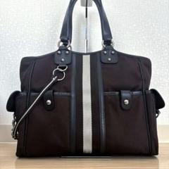 バリー　トートバッグ　黒　総柄　A4収納　ワンショルダー　BALLY　S11 BALLY バリー トートバッグ ハンドバッグ ショルダーバッグ 総柄