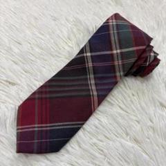 ポロ POLO by RalphLauren 綿・タータンチェック・ネクタイ美品