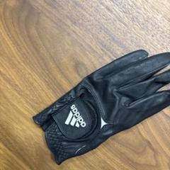 adidas 黒 ゴルフ用グローブ　23センチ　左手