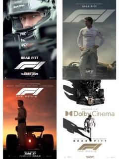F1 THE MOVIE 4枚 Canvas POSTERS SET