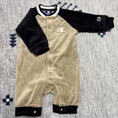 Championロンパース 70サイズ ベージュ・黒