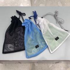 PORTER×B印 ヨシダ / 別注 メッシュ 巾着 ショルダーポーチ S