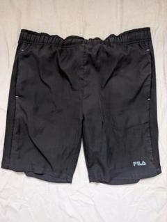 No.495 FILA アシメトリーチェックが可愛いショートパンツ★BLACK★ 前ZIPショートパンツ|ems excite | RETRO GIRL ONLINE STORE