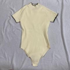 【新品未使用】シールームリン　スラッシュカットback open BODYスーツ searoomlynn スラッシュカットback open BODYスーツ トップス