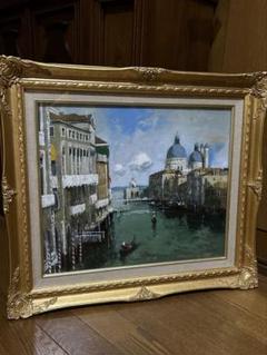 斉藤　要　作品　油絵　ベネチアの大運河 楽天市場】斉藤 要「 ベネチアの大運河 」 油絵 ・ 油彩画 SM