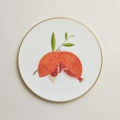 新品未使用　HERMES 赤と白の装飾皿 楽天市場】【新品】 エルメス 食器 デザートプレート 21.5cm