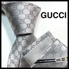 名作✨美品✨GUCCI グッチ ネクタイ シェリーライン　GG柄　ベルト柄