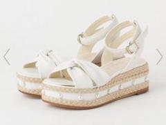 値下げしました!!DIANAパール付きウェッジサンダル - メルカリ