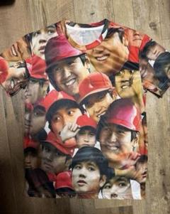 正規品　大谷翔平　エンゼルス　フェイスプリントTシャツ　本物　現地限定配布 新品未開封/大谷翔平 顔だらけTシャツ 球場配布 非売品 エンゼルス