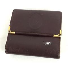 ✨新品未使用✨　Cartier ミニ財布　マストライン　がま口　マルチェロ ✨未使用に近い✨ Cartier ミニ財布 マストライン がま口 マルチェロ